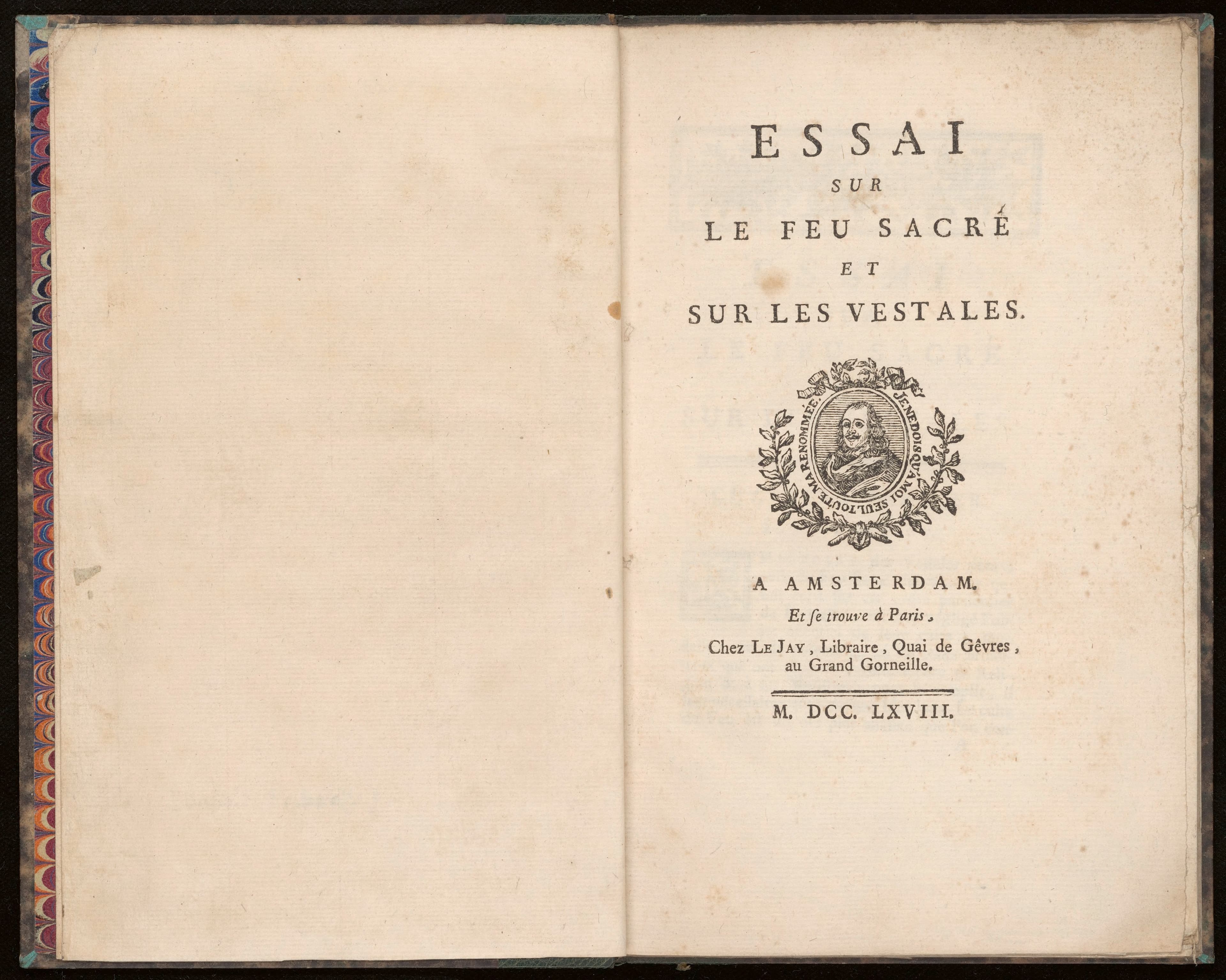 Essai sur le feu sacré et sur les Vestales