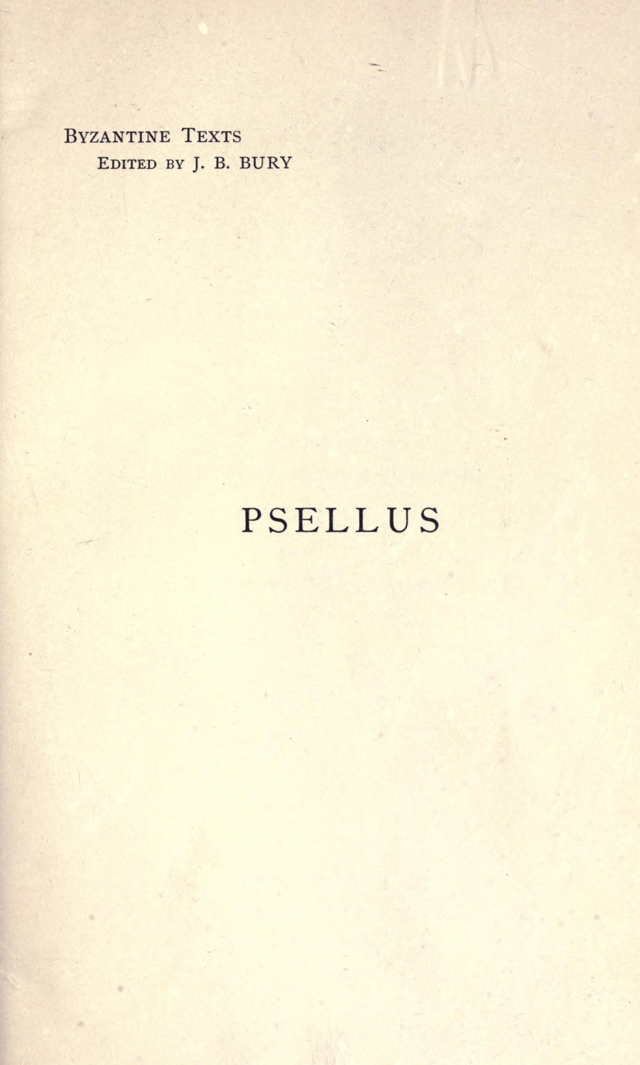 Chronographia (Michael Psellus)