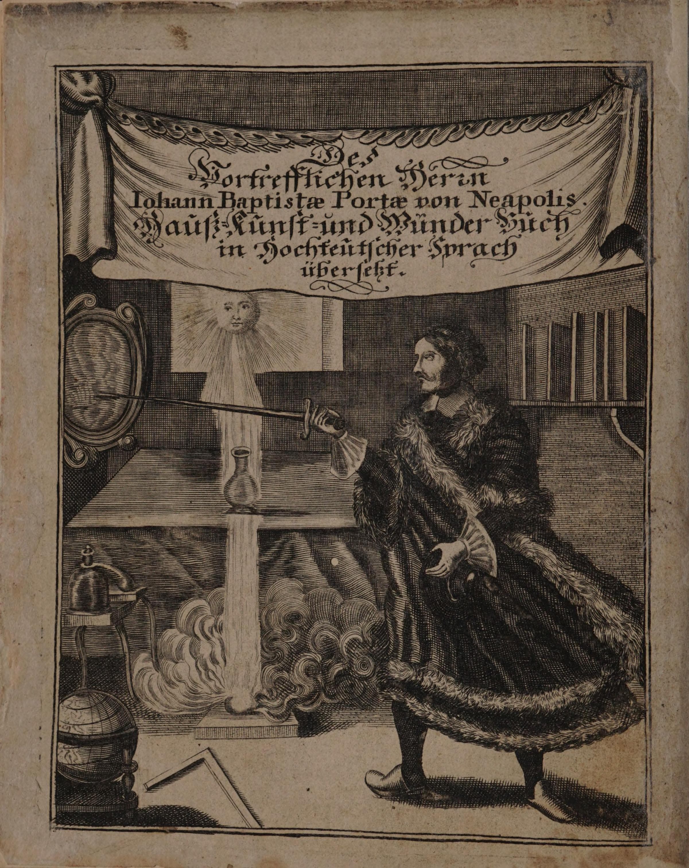 Della Porta Magia Naturalis (German 1713)