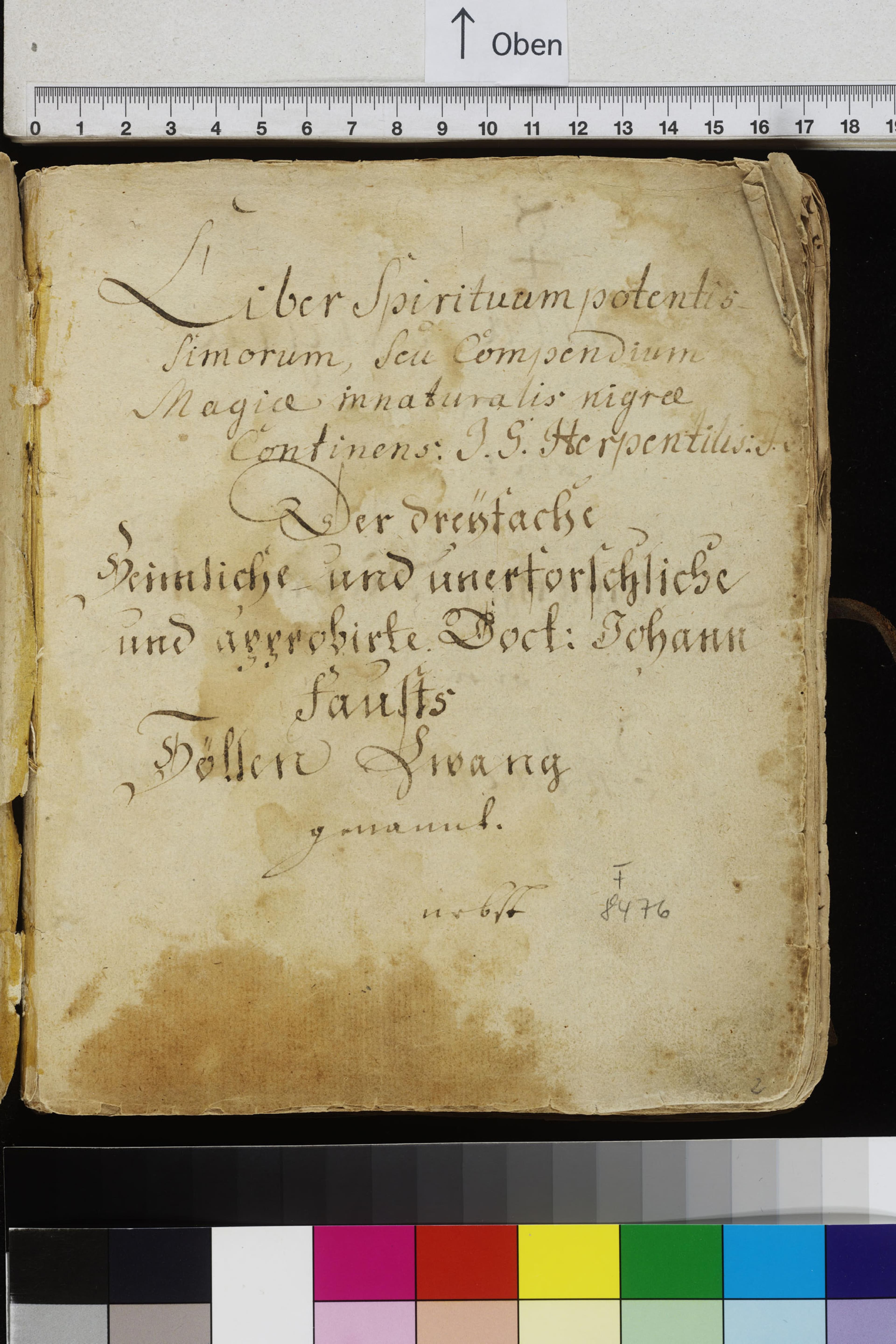 Liber Spirituum Potentissimorum (Compendium Magiae Nigrae)