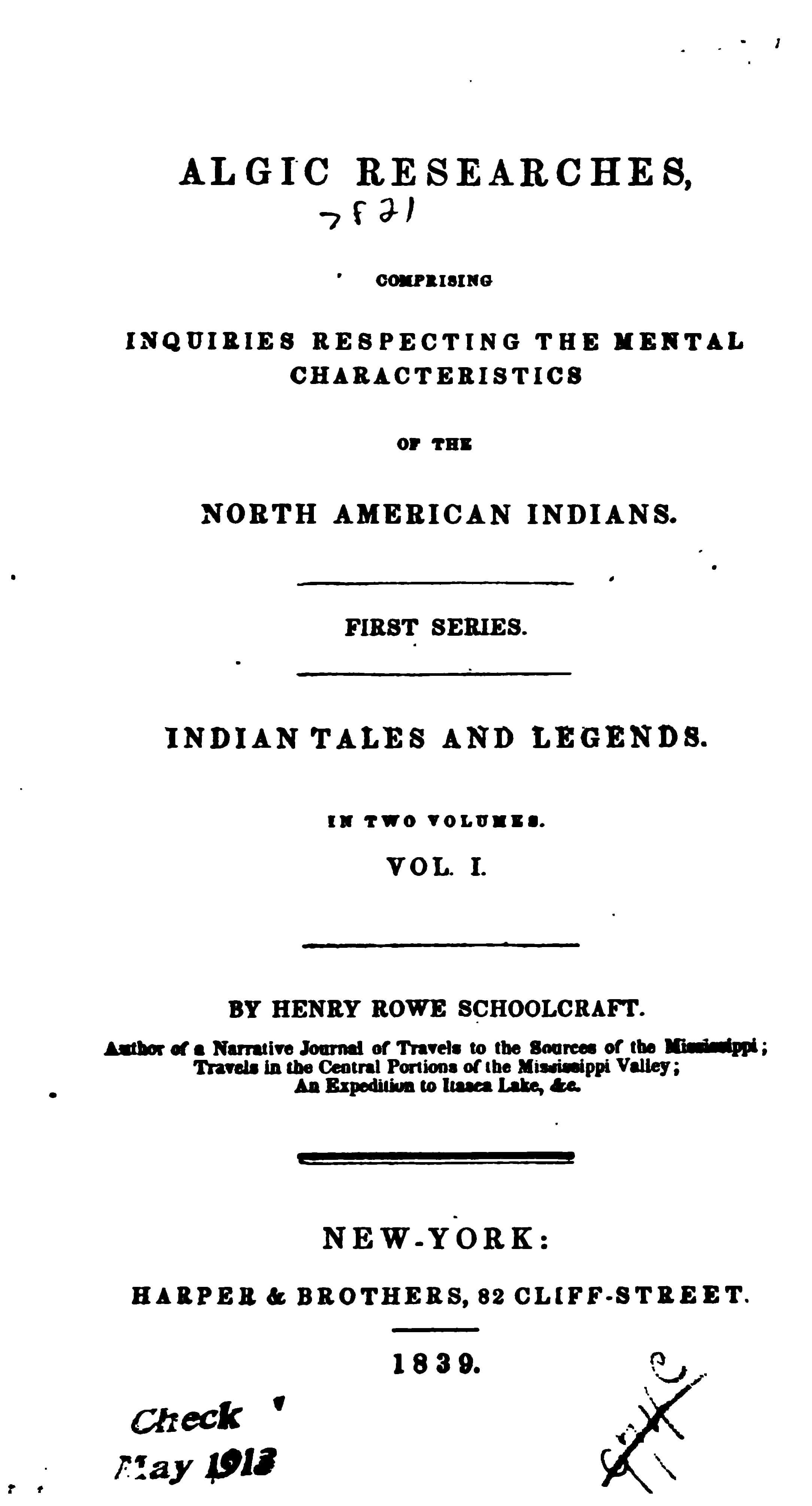 Algic Researches, Vol. 2