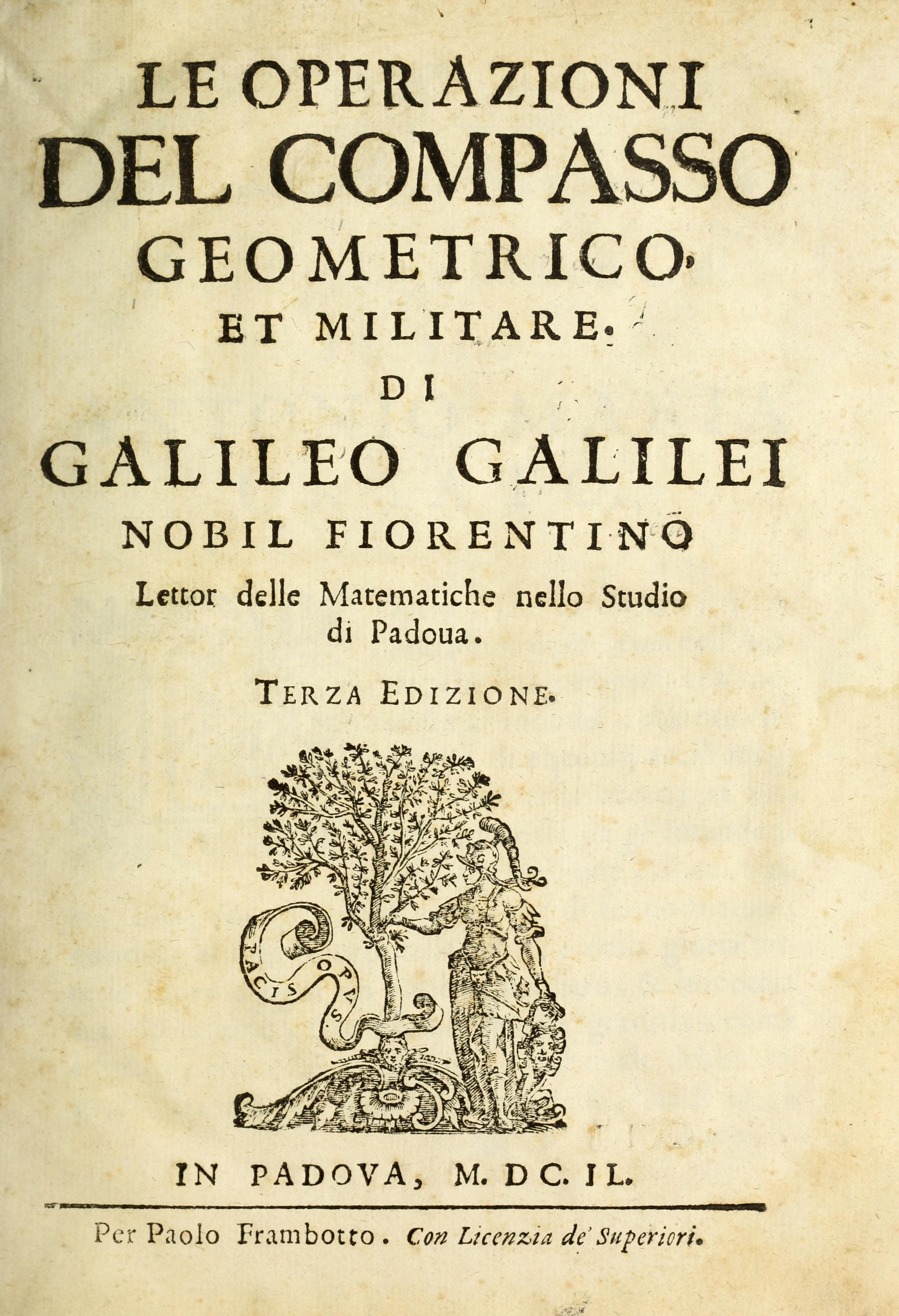 Le Operazioni del Compasso Geometrico e Militare
