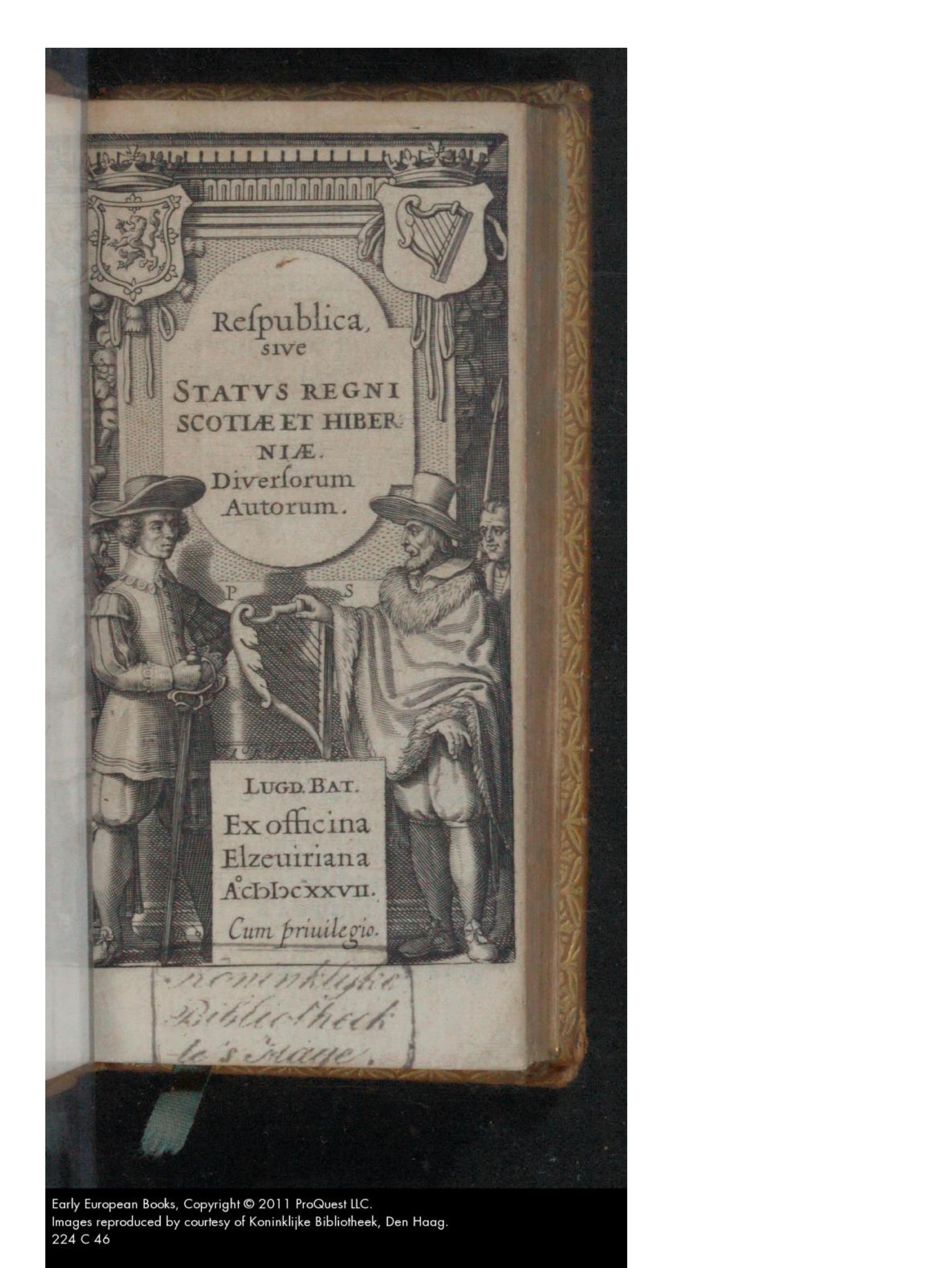 Respublica sive Status Regni Scotiae