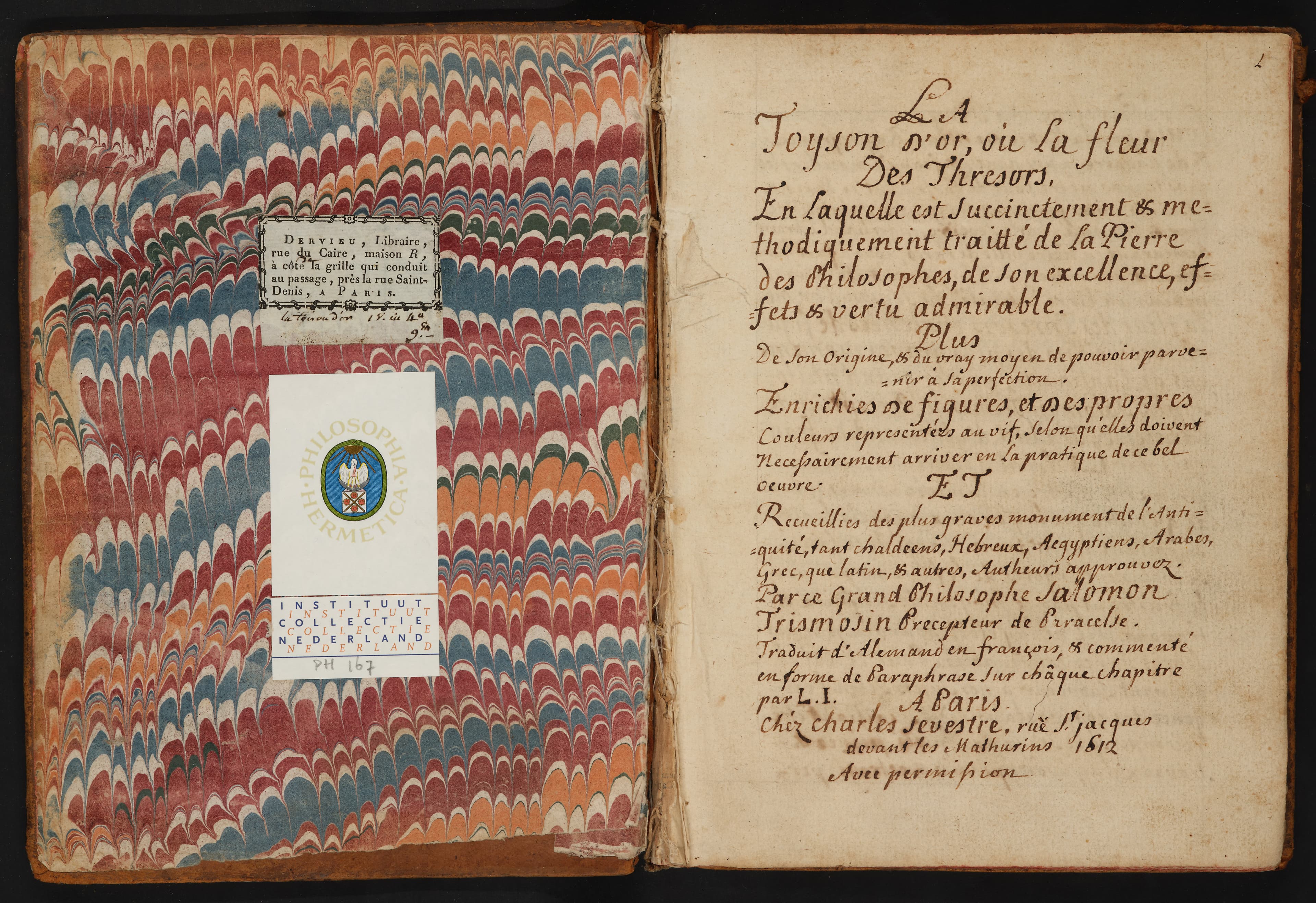 La Toyson d'Or — Salomon Trismosin (PH167)