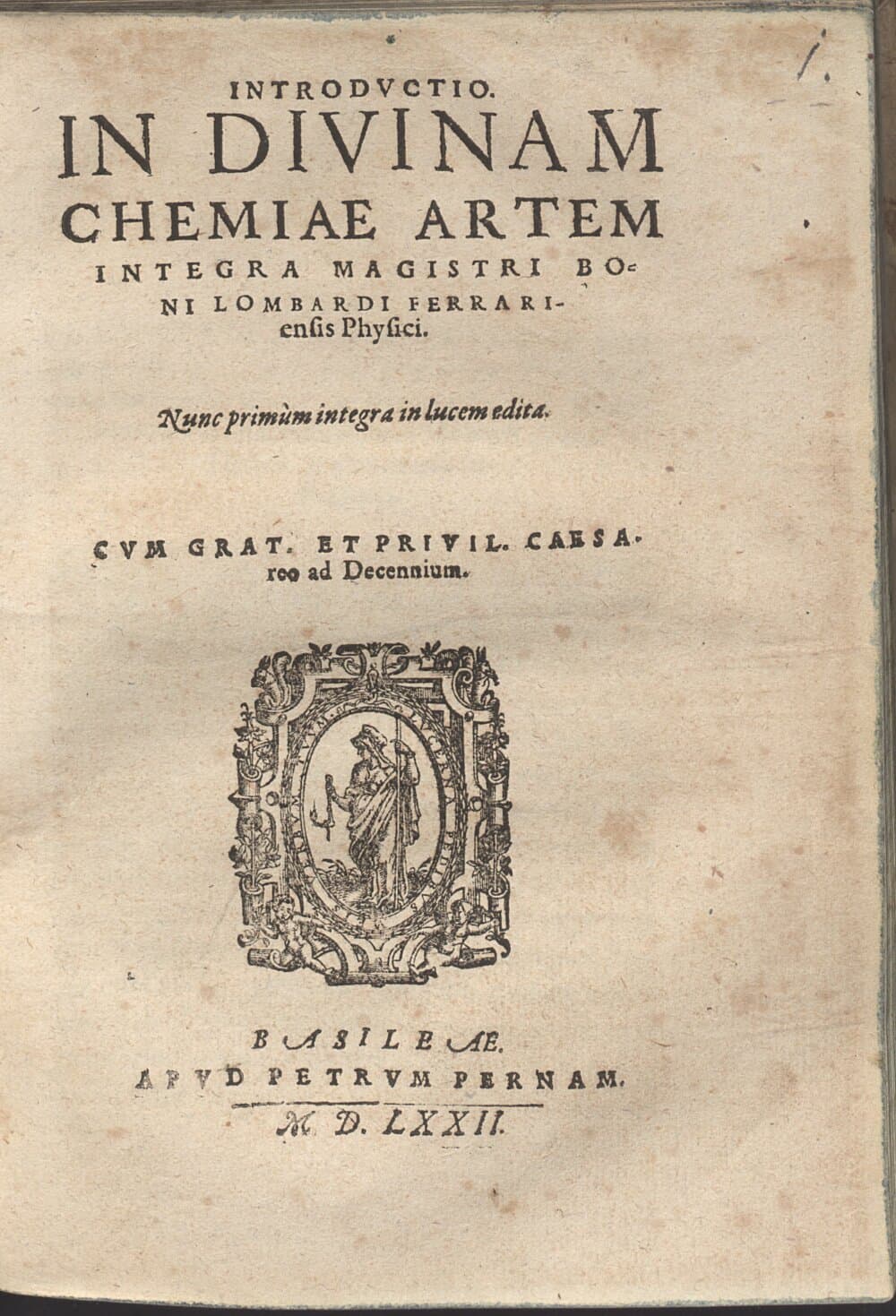 Introductio in divinam Chemiae artem