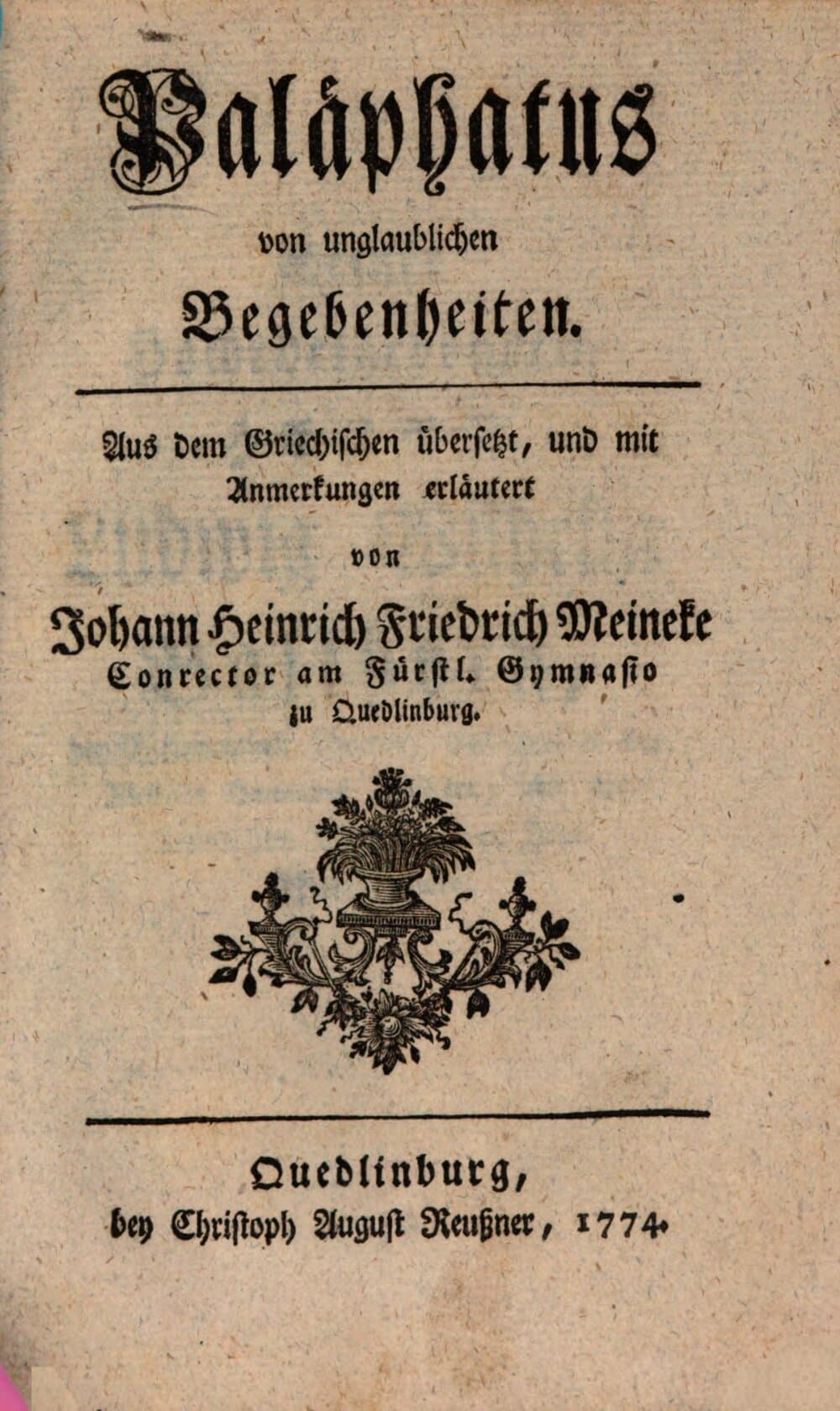 Von unglaublichen Begebenheiten