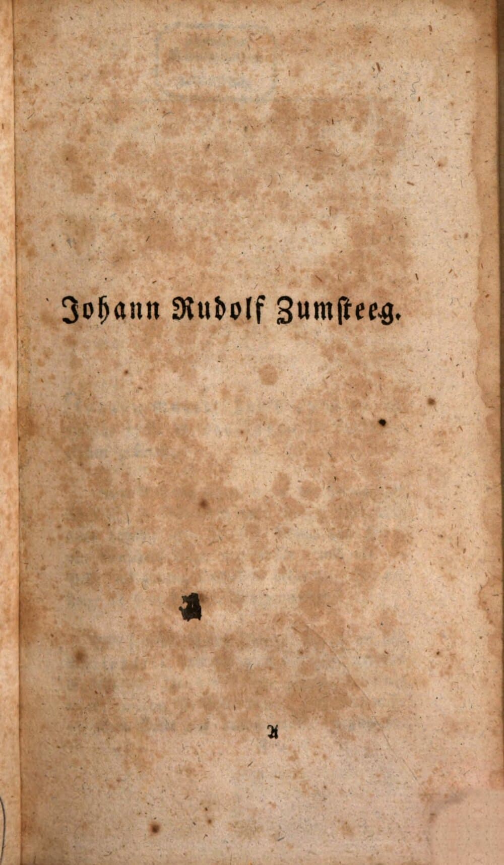 Johann Rudolf Zumsteeg : seine kurze Biographie und ähstetische Darstellung seiner Werke ; Bildungsbuch für junge Tonkünstler