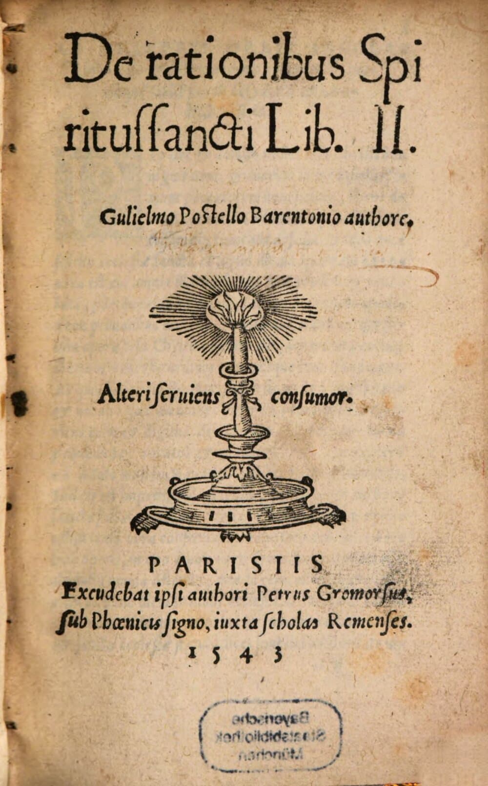 De rationibus Spiritus sancti Lib. II