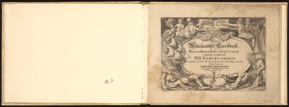 Nieuw Nederlandtsch caertboeck waer in volkomentlijker als oyt te voren vertoont werden de XVII Nederlanden.