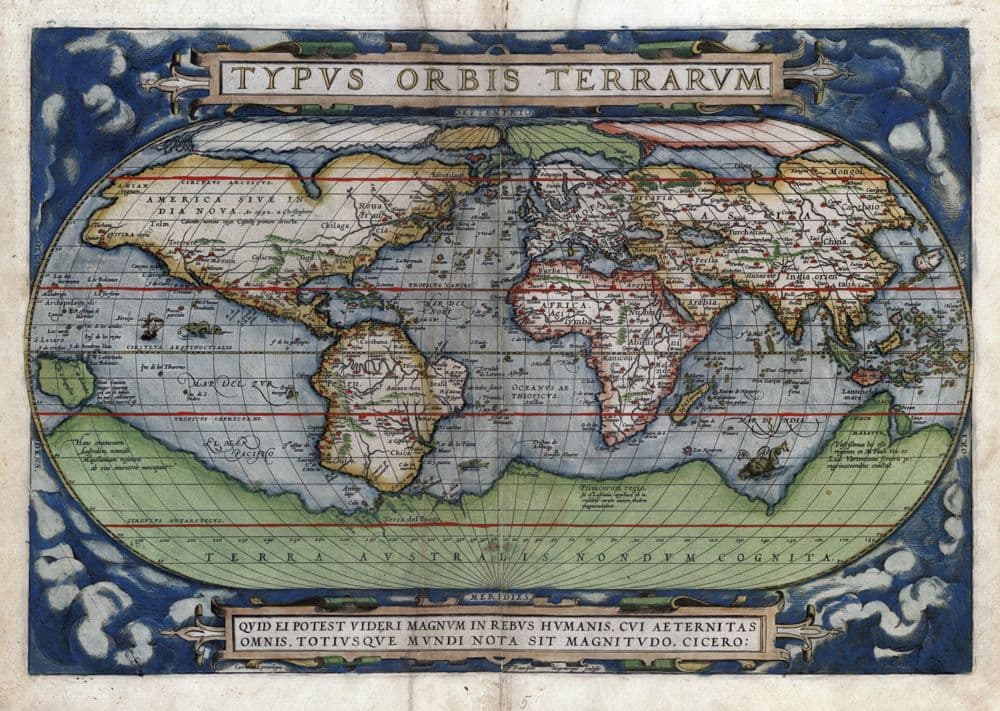 Typus orbis terrarum /, Franciscus Hogenbergus sculpsit.