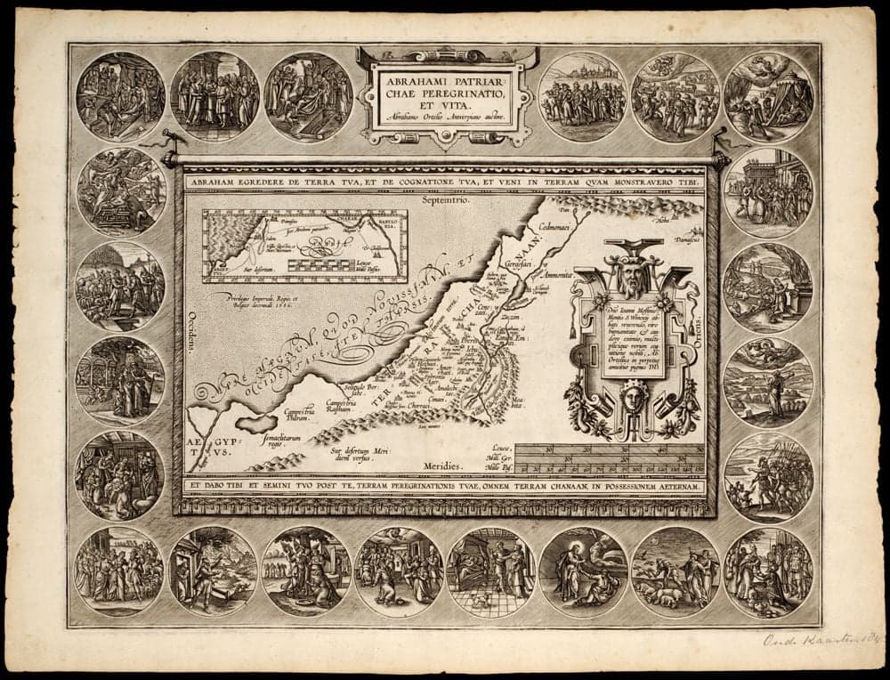 Abrahami patriarchae peregrinatio et vita, Abrahamo Ortelio Antverpiano auctore
