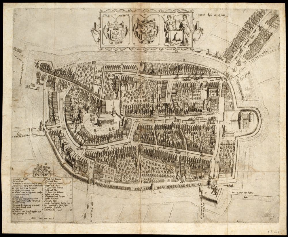Franeker /, Petrus Bast au. et scalp.