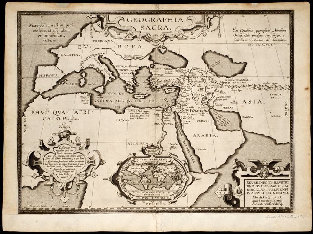 Geographia sacra, ex conatibus geographicis Abrahami Ortelij