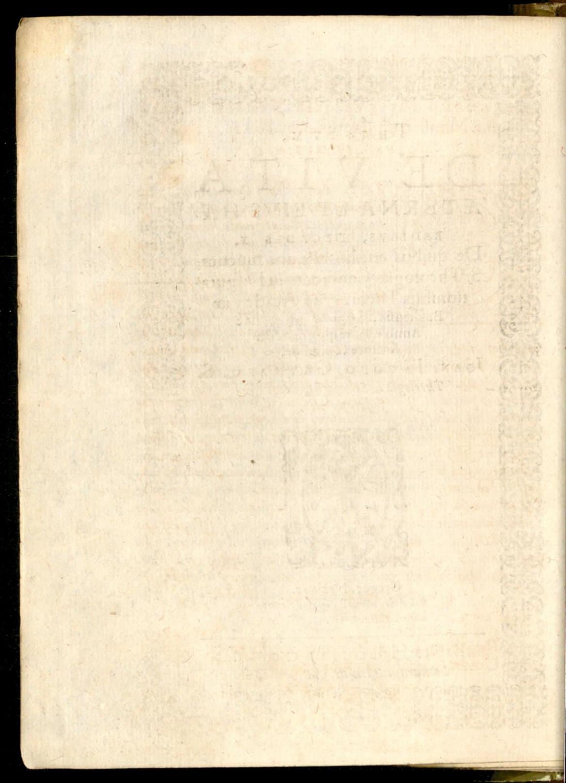 Thesium de vita aeterna et eius haeredibus decades X