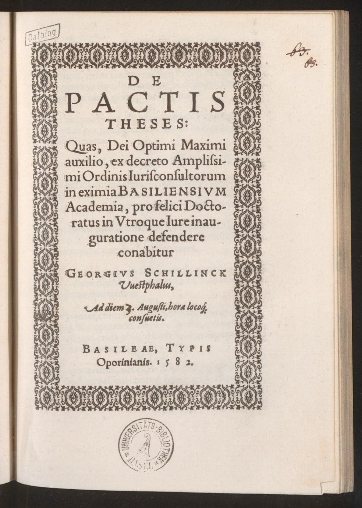 De pactis theses
