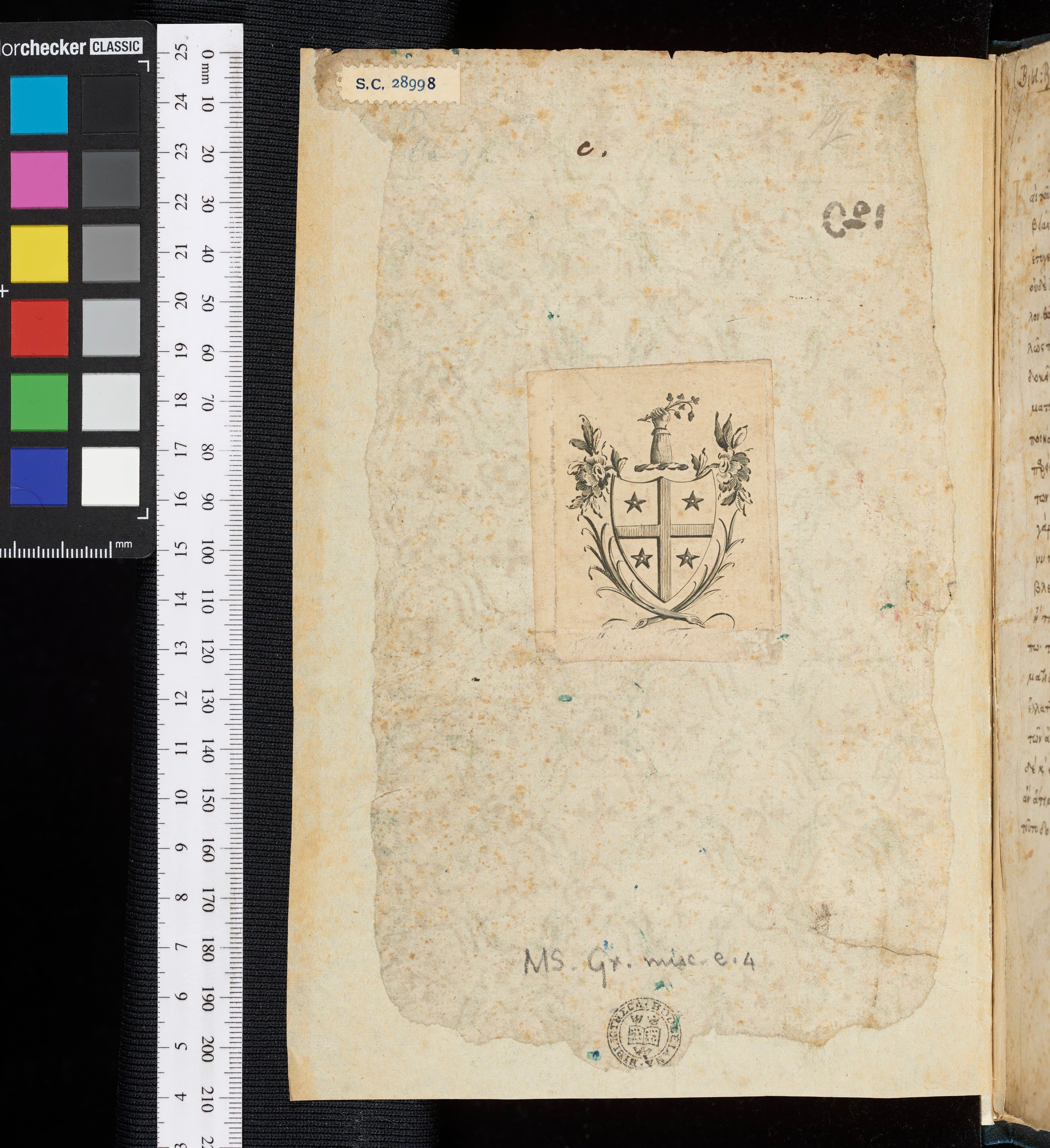 Bodleian Library MS. Gr. misc. e. 4