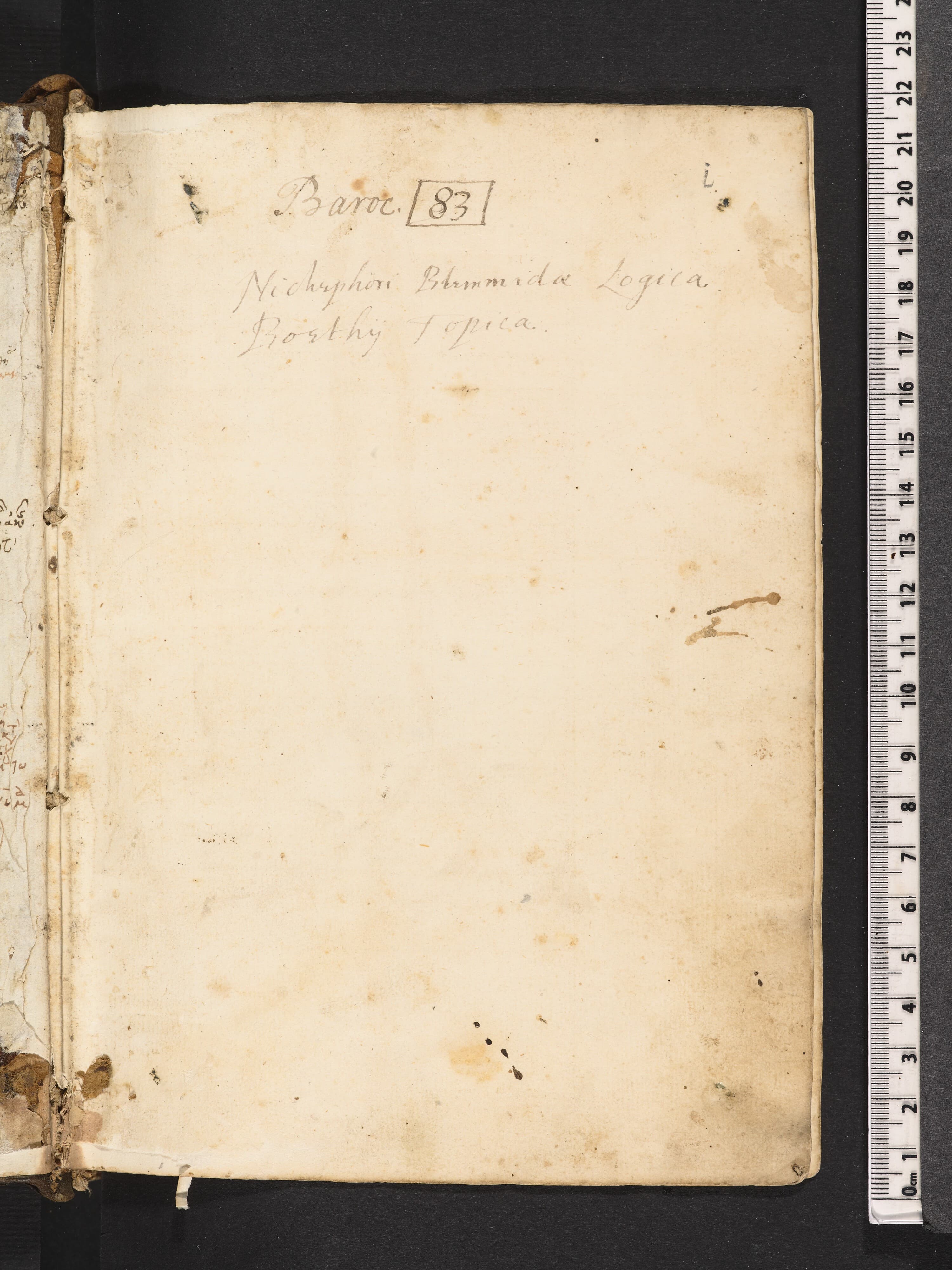 Bodleian Library MS. Barocci 83