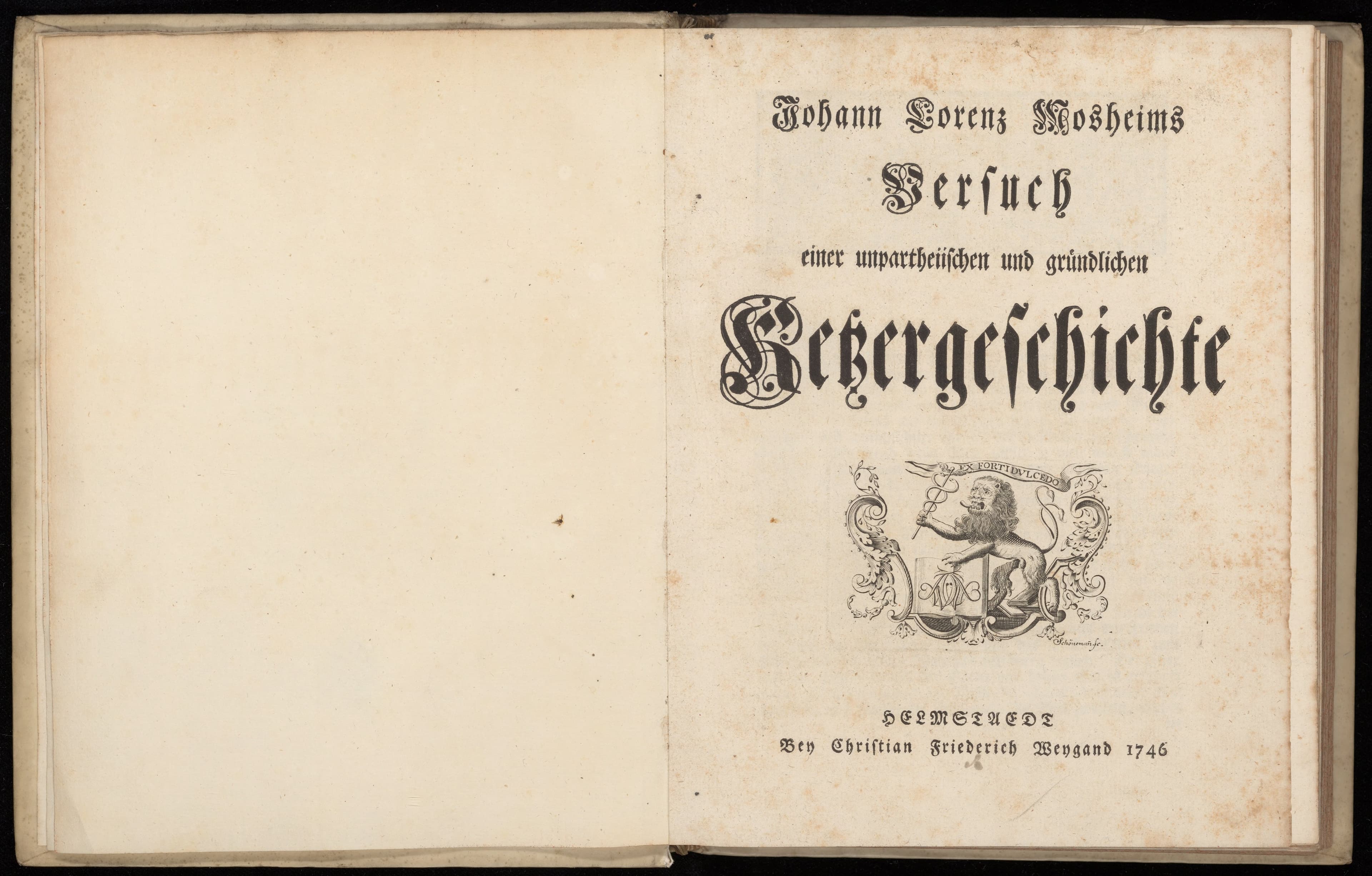 Versuch einer unpartheiischen und gründlichen Ketzergeschichte