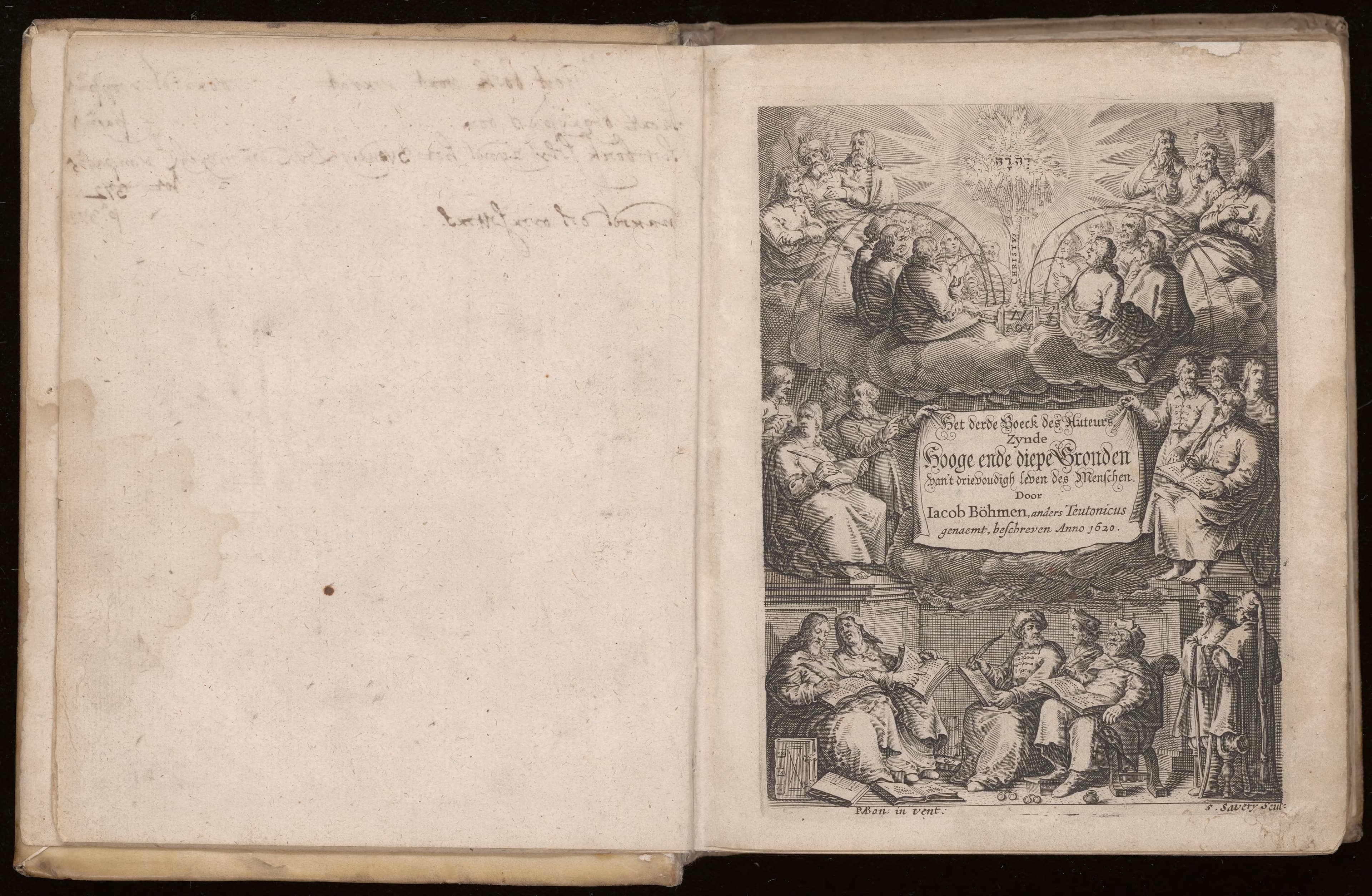 Het derde boeck des auteurs, zynde hooge ende diepe gronden van 't drievoudigh leven des menschen