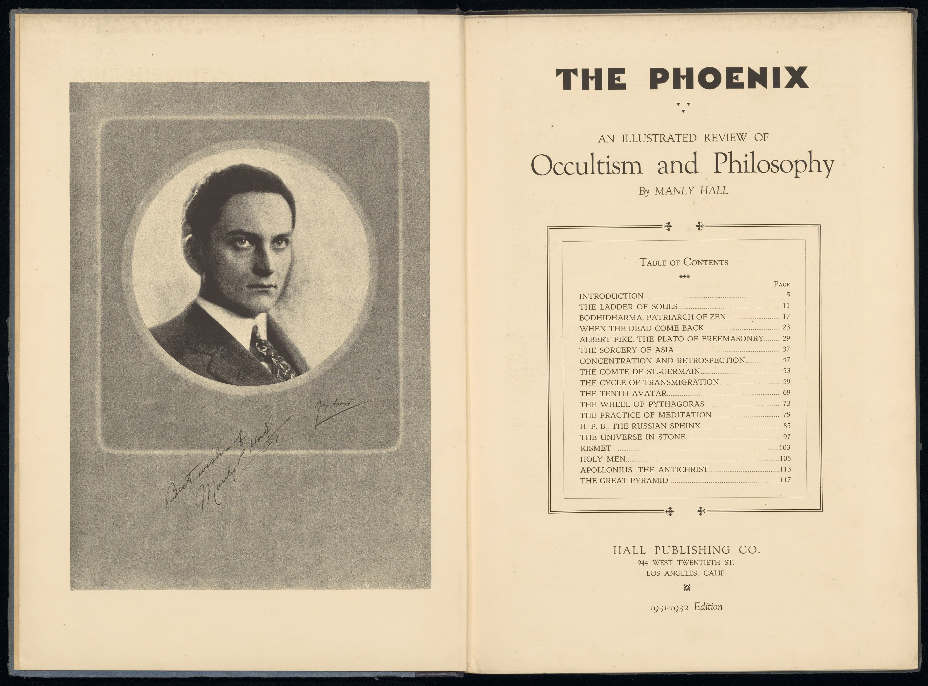 The Phoenix. An illustrated review of occultism and philosophy