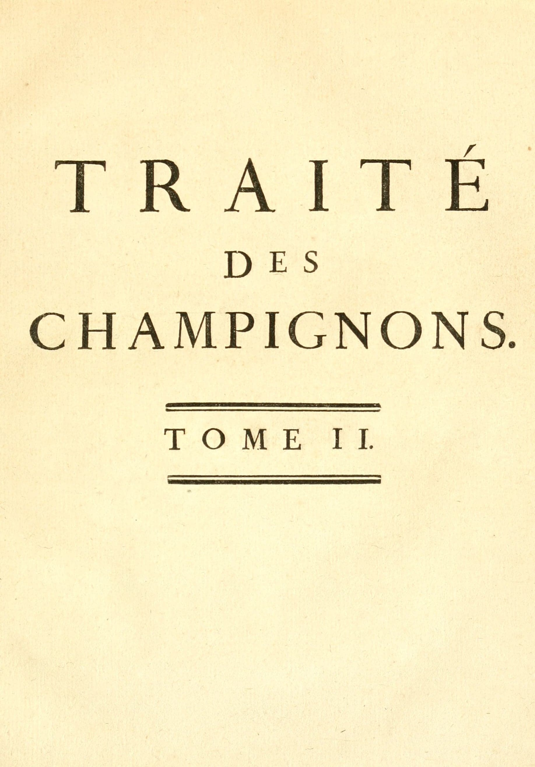 Treatise on Mushrooms