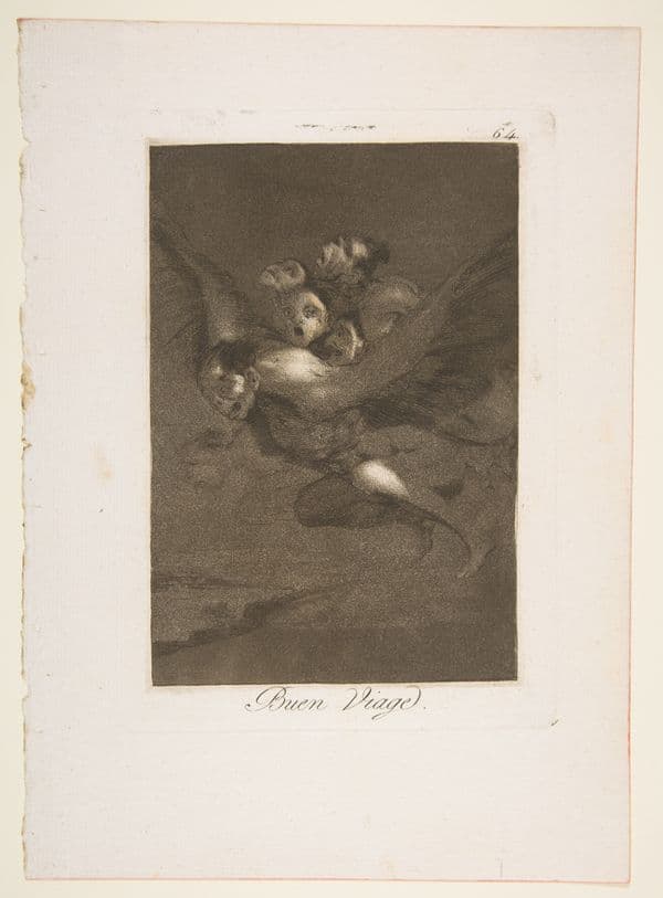 Bon Voyage (Los Caprichos, Plate 64)