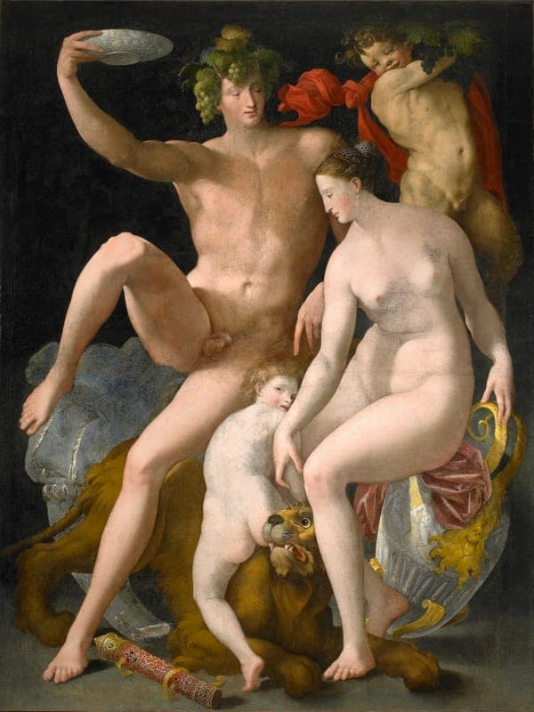 Bacchus, Venus and Cupid