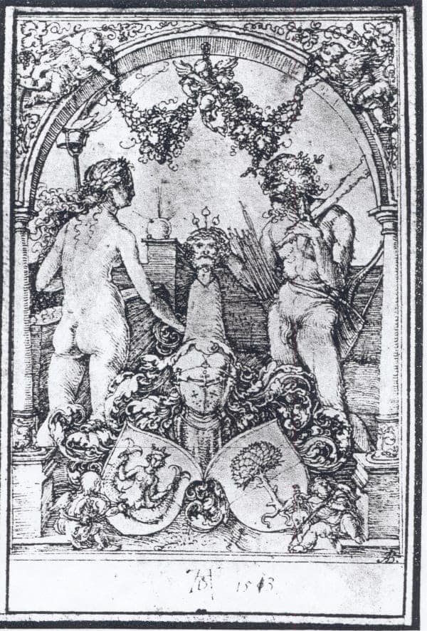 Bookplate of Willibald Pirckheimer