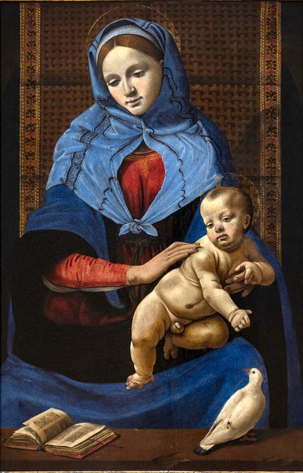 Madonna and Child with a dove