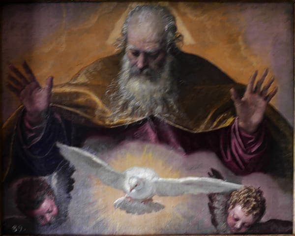 Dios Padre y el Espíritu Santo, Paolo Veronés