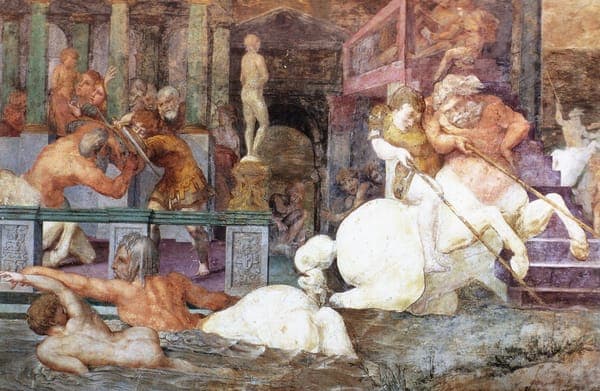 Galleria di Francesco I, educazione di Achille