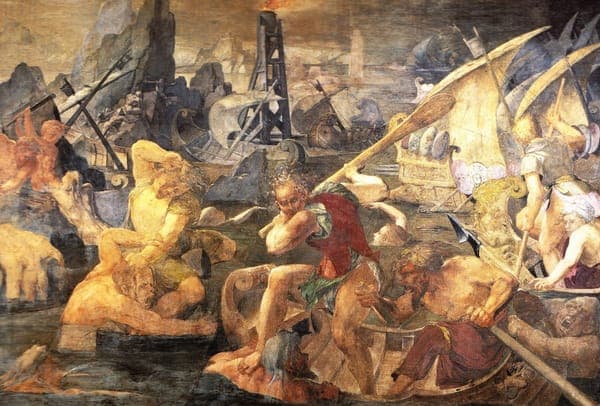 Galleria di Francesco I, vendetta di nauplio