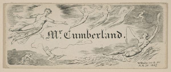 George Cumberland's Message Card