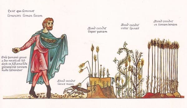 Hortus Deliciarum, Das Gleichnis vom Sämann