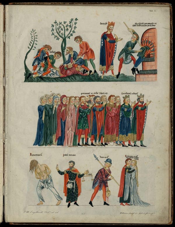 Hortus Deliciarum facsimile Tab.01