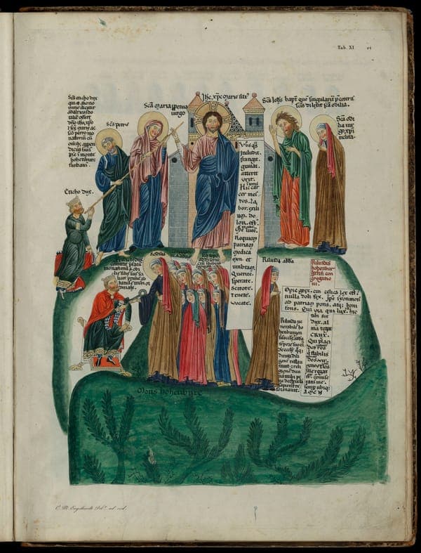 Hortus Deliciarum facsimile Tab.11