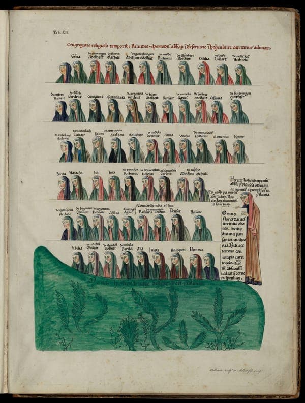 Hortus Deliciarum facsimile Tab.12