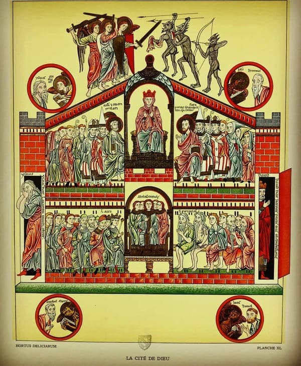 Hortus Deliciarum - La Cité de Dieu
