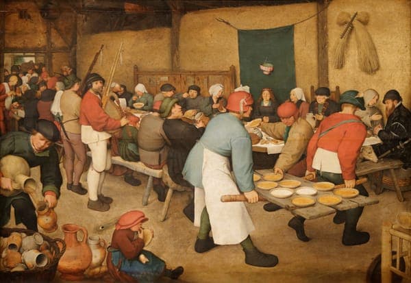 Le repas de noce Pieter Brueghel l'Ancien