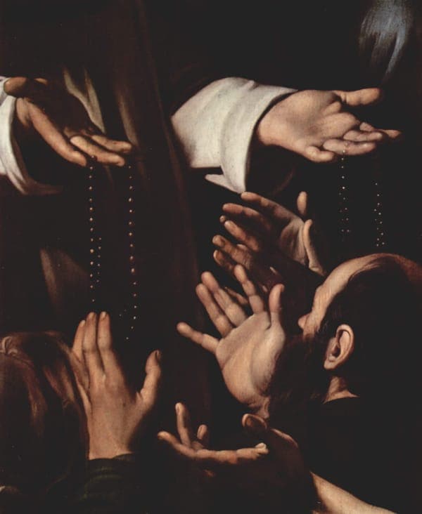 Madonna of the Rosary (detail)