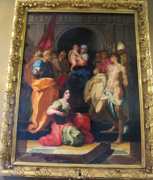 Rosso fiorentino, pala dei, 1522, 01