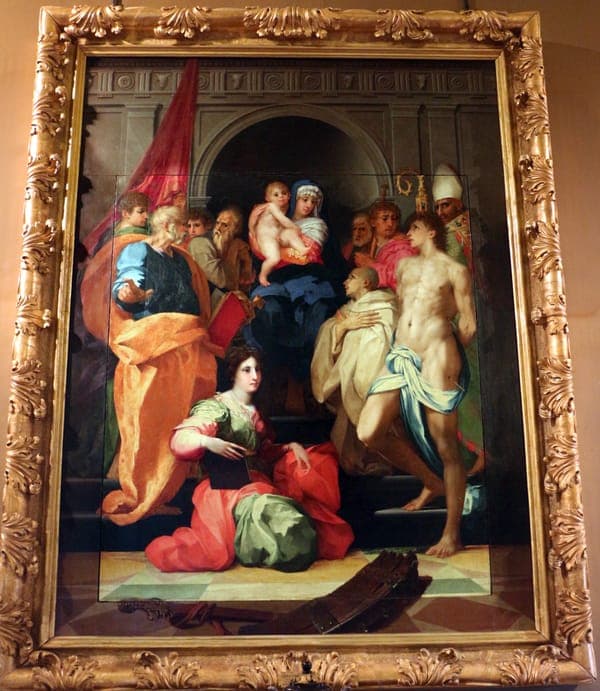Rosso fiorentino, pala dei, da s. spirito, 1522, 01