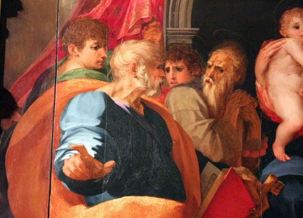 Rosso fiorentino, pala dei, da s. spirito, 1522, 03