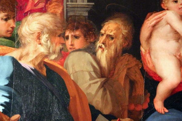 Rosso fiorentino, pala dei, da s. spirito, 1522, 04