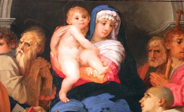 Rosso fiorentino, pala dei, da s. spirito, 1522, 05
