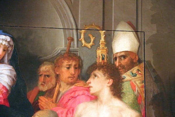 Rosso fiorentino, pala dei, da s. spirito, 1522, 10