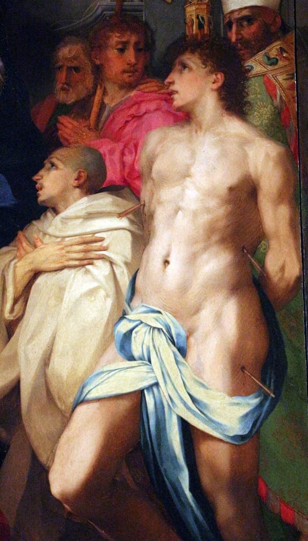 Rosso fiorentino, pala dei, da s. spirito, 1522, 12