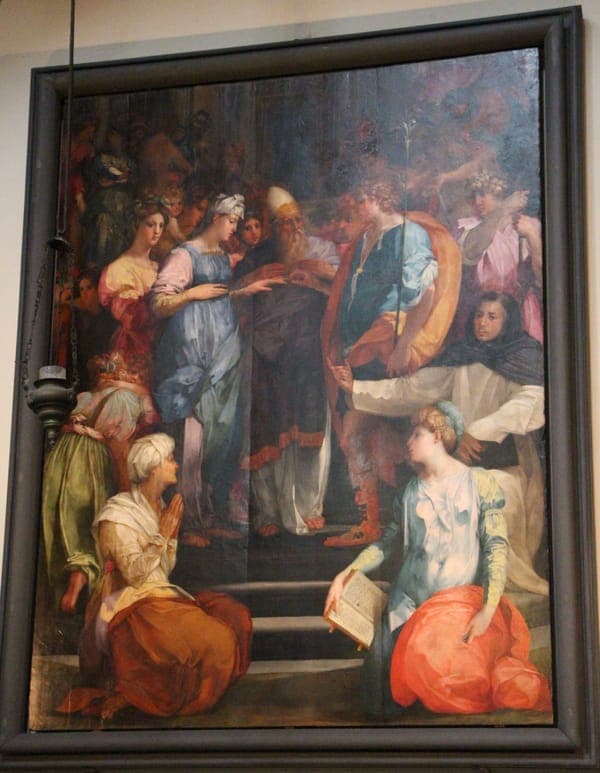 Rosso, sposalizio della vergine, 1523, 01