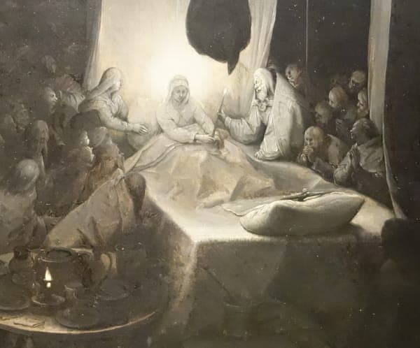 The death of the virgin, c. 1563-65 - detail2