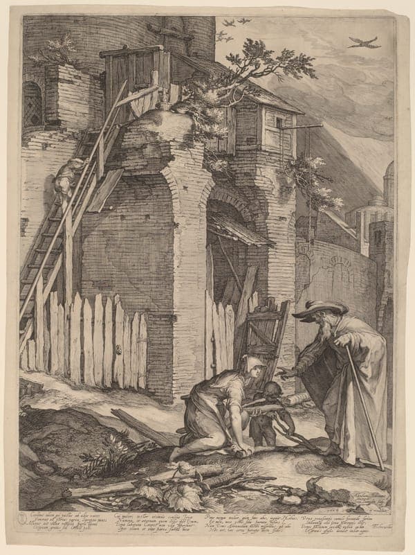 The Prophet Elijah with the Widow of Zarephath